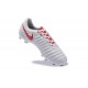New 2017 Nike Tiempo Legend 7 FG Soccer Cleats - White Red
