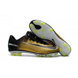 Mens 2017 Nike Mercurial Vapor 11 FG Football Boots Yellow Black