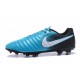 Nike Tiempo Legend VII FG Kangaroo Leather Shoes - Blue Black White