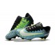 Mens 2017 Nike Mercurial Vapor 11 FG Football Boots Blue Black Green