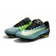 Mens 2017 Nike Mercurial Vapor 11 FG Football Boots Blue Black Green