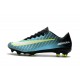 Mens 2017 Nike Mercurial Vapor 11 FG Football Boots Blue Black Green