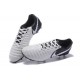 Nike Tiempo Legend VII FG Kangaroo Leather Shoes - White Black