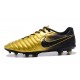 Nike Tiempo Legend VII FG Kangaroo Leather Shoes - Golden Black