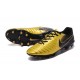 Nike Tiempo Legend VII FG Kangaroo Leather Shoes - Golden Black