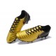 Nike Tiempo Legend VII FG Kangaroo Leather Shoes - Golden Black