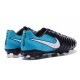 Nike Tiempo Legend VII FG Kangaroo Leather Shoes - Blue Black