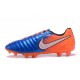 Nike Tiempo Legend VII FG Kangaroo Leather Shoes - Blue Orange