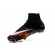 Nike Mercurial Superfly FG ACC New Shoes Black White Red