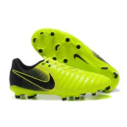 Nike Tiempo Legend VII FG Kangaroo Leather Shoes - Green Black