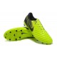 Nike Tiempo Legend VII FG Kangaroo Leather Shoes - Green Black