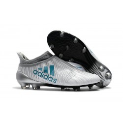 adidas X 17+ Purespeed FG Football Boots White Blue