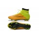 Nike Mercurial Superfly FG ACC New Shoes Leather Yellow Volt