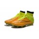 Nike Mercurial Superfly FG ACC New Shoes Leather Yellow Volt