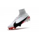 Top Nike Mercurial Superfly 5 FG Football Boot White Black Red