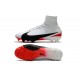 Top Nike Mercurial Superfly 5 FG Football Boot White Black Red