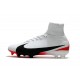 Top Nike Mercurial Superfly 5 FG Football Boot White Black Red