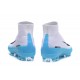Top Nike Mercurial Superfly 5 FG Football Boot White Blue