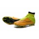 Nike Mercurial Superfly FG ACC New Shoes Leather Yellow Volt