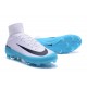Top Nike Mercurial Superfly 5 FG Football Boot White Blue