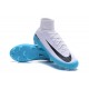 Top Nike Mercurial Superfly 5 FG Football Boot White Blue