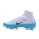 Top Nike Mercurial Superfly 5 FG Football Boot White Blue