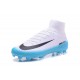 Top Nike Mercurial Superfly 5 FG Football Boot White Blue