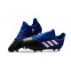 New adidas Ace 17.1 Leather FG Football Boots - Black Blue White