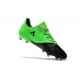 New adidas Ace 17.1 Leather FG Football Boots - Green Black Silver