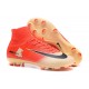 Nike Mercurial Superfly V FG Mens Firm Ground Cleats Red Golden Black