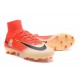 Nike Mercurial Superfly V FG Mens Firm Ground Cleats Red Golden Black