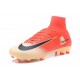 Nike Mercurial Superfly V FG Mens Firm Ground Cleats Red Golden Black