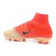 Nike Mercurial Superfly V FG Mens Firm Ground Cleats Red Golden Black
