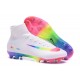 Nike Mercurial Superfly V FG Mens Firm Ground Cleats White Colorful