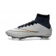 Nike Mercurial Superfly FG ACC CR7 Silver White Black New Shoes