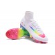 Nike Mercurial Superfly V FG Mens Firm Ground Cleats White Colorful