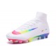 Nike Mercurial Superfly V FG Mens Firm Ground Cleats White Colorful