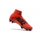 Nike Mercurial Superfly V FG Mens Firm Ground Cleats Red Black