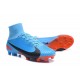 Nike Mercurial Superfly V FG Mens Firm Ground Cleats Blue Black Red
