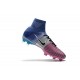 Nike Mercurial Superfly V FG Mens Firm Ground Cleats Blue Pink Black