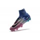 Nike Mercurial Superfly V FG Mens Firm Ground Cleats Blue Pink Black