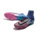 Nike Mercurial Superfly V FG Mens Firm Ground Cleats Blue Pink Black