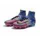 Nike Mercurial Superfly V FG Mens Firm Ground Cleats Blue Pink Black