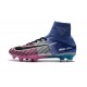 Nike Mercurial Superfly V FG Mens Firm Ground Cleats Blue Pink Black
