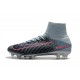 Nike Mercurial Superfly V FG Mens Firm Ground Cleats Grey Orange Black