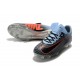 Nike New Mercurial Vapor XI FG ACC Soccer Shoes Black Grey Orange
