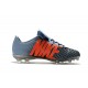 Nike New Mercurial Vapor XI FG ACC Soccer Shoes Black Grey Orange