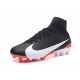 Nike Mercurial Superfly V FG Mens Firm Ground Cleats Black White