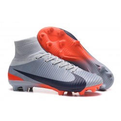 Nike Mercurial Superfly 5 FG New Football Boots Grey Black