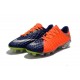 Nike 2017 Hypervenom Phantom III FG Firm Ground Low-cut Boots Orange Blue Silver